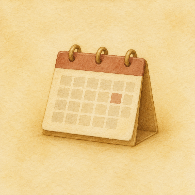 Kalender als Symbol für alltagstaugliche Fütterungsplanung